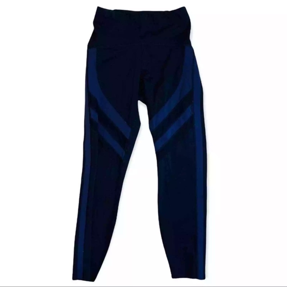 Zyia Active Mesh Luxe 7/8 Legging Black Size 4 - Picture 2 of 2